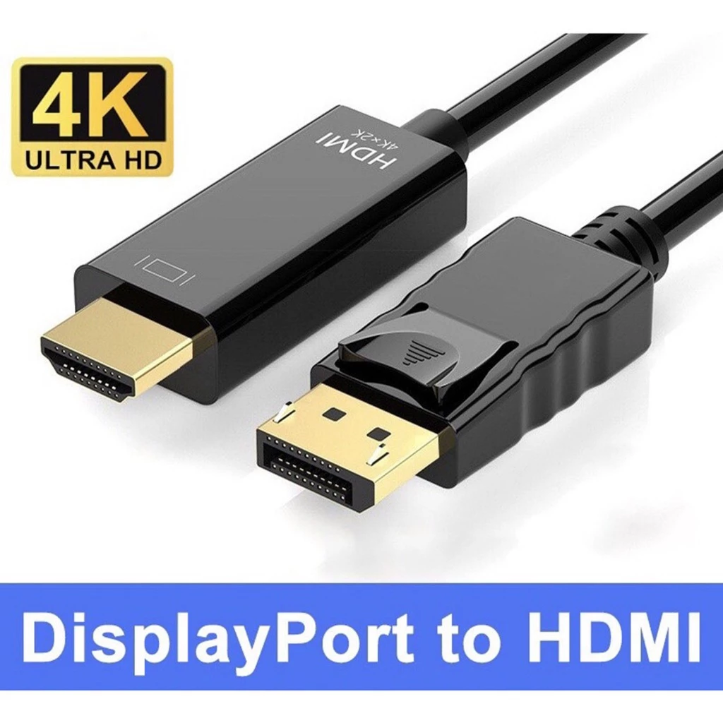 Cáp chuyển Displayport DP sang HDMI chất lượng 4K